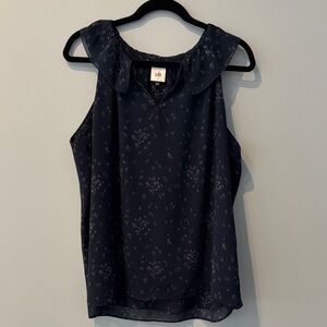 CAbi Women's Navy Floral Ever Blouse